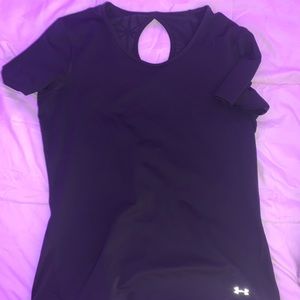 Under Armor black athletic shirt